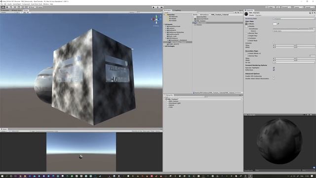 Unity material Tutorial - Albedo and Opacity plus Metal and Gloss Textures смотреть онлайн
