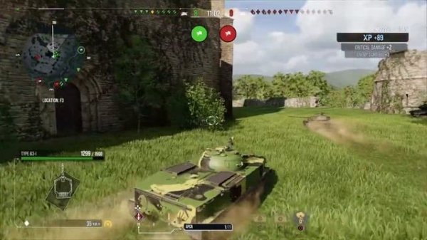 Wot console Type 63  5k direct damage mastery