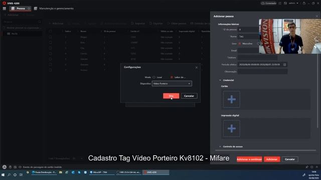 Como cadastrar TAG no Video Porteiro KV8102 Hikvision - PautaSeg смотреть онлайн