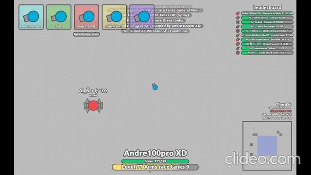 Day 95 recreating arms race tanks on my arras.io private server смотреть онлайн