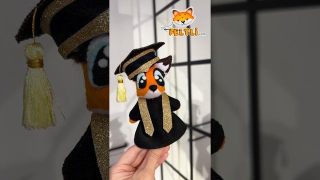 Лисичка из фетра 🦊✨ смотреть онлайн