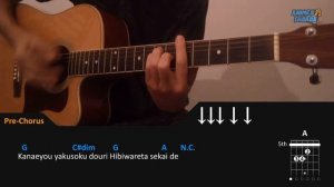 Black Clover OP 10 - Black Catcher | Acoustic Guitar Lesson [Tutorial + TAB + CHORDS]