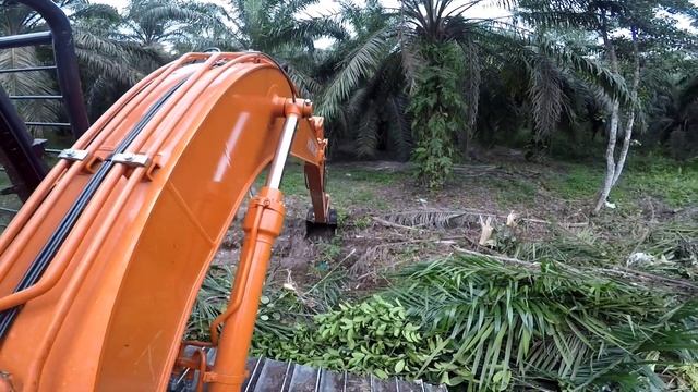 beko excavator alat berat hitachi zx 110 mf trobos hutan keruk tanah gali parit timbun jalan part3 смотреть онлайн