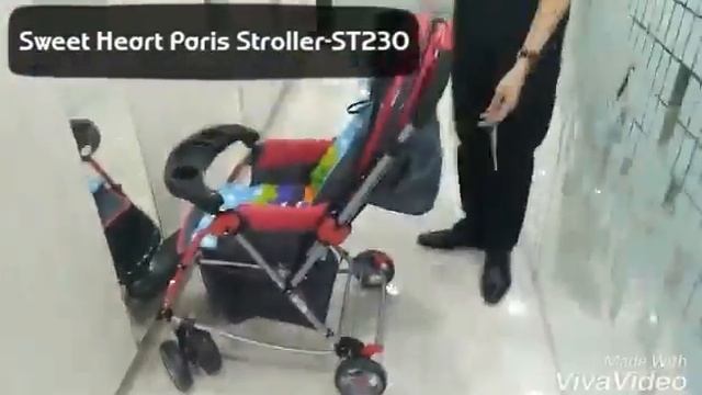 Sweet Heart Paris Stroller ST230 смотреть онлайн