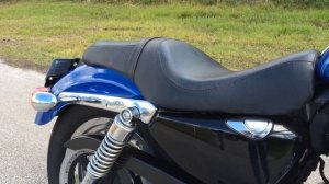 Harley Davidson Sportster 1200 Sreamin Eagle Exhaust Sound.