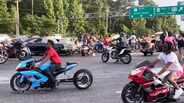 HOOTERS Biker Fest , Atlantic beach Bike week 2024, Myrtle Beach sc, Friday Part 1 #myrtlebeach смотреть онлайн
