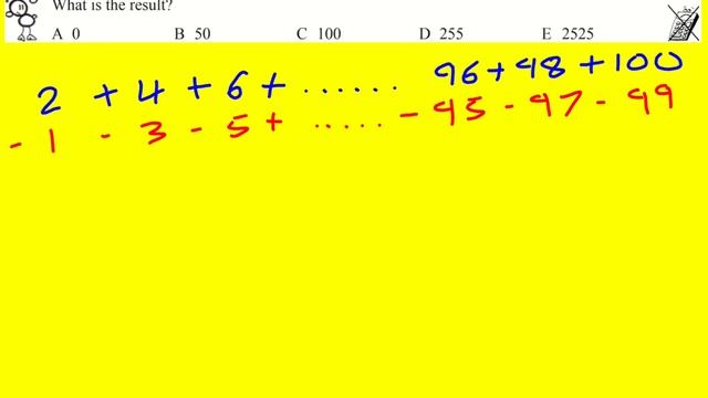 JMC 2017 q17 (UK Junior Maths Challenge) смотреть онлайн