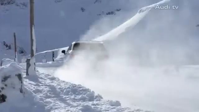 2013 Audi A1 quattro Review In Detail Commercial Snow Driving смотреть онлайн