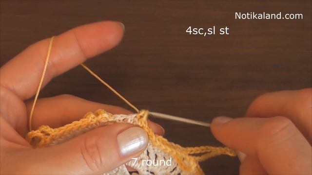 CROCHET EASY How to crochet Crochet Flower Doily Tutorial Part 3, 6 8 round смотреть онлайн