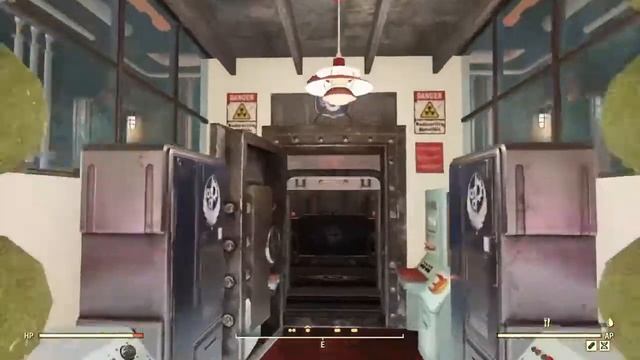 Fallout76 Bank Managers Utility Hatch.  D.B. Coopers Hidaway.