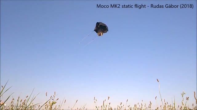 Moco MK2 quad line kite static flight смотреть онлайн