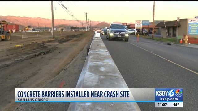 One week after deadly crash on Tank Farm road, city adds concrete barriers near construction zone смотреть онлайн
