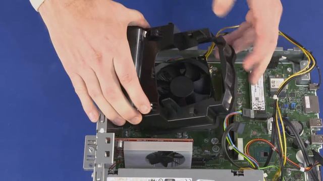 Remove and Replace the Fan Duct | HP Slim 290 and Slimline 290 Desktop PC Series | HP смотреть онлайн
