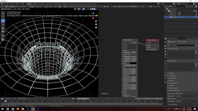 Blender Octane Tutorial | Creating wormhole mockup in Blender Octane смотреть онлайн