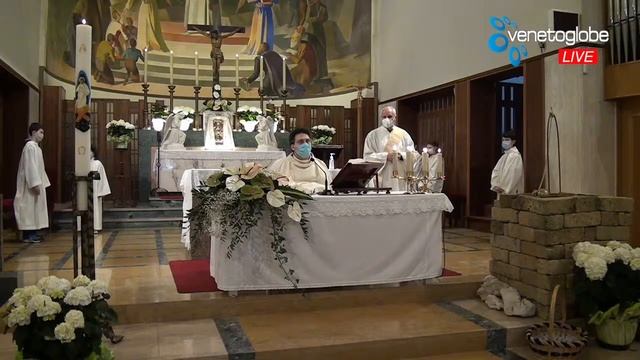 SANTA MESSA DI PASQUA DALLA PARROCCHIA SAN PIO X CONEGLIANO (TV) смотреть онлайн