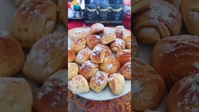 Вкуснота на вашем столе, пол часа и готово,печенье_рогалики на творожной основе🥐🫓##готовим смотреть онлайн