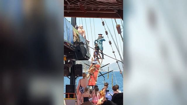 Mamma mia boat trip Marmaris Turkey смотреть онлайн