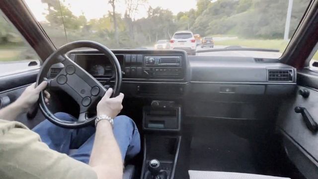 1986 Volkswagen Jetta GLI Drive from startup from ding смотреть онлайн