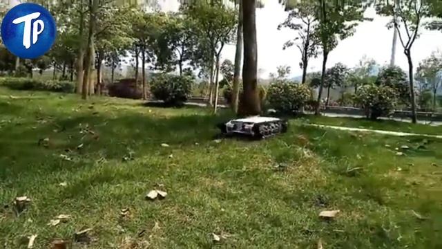 RC Tank Stainless Steel Robot Chassis Mobile Smart Car DIY Robot смотреть онлайн