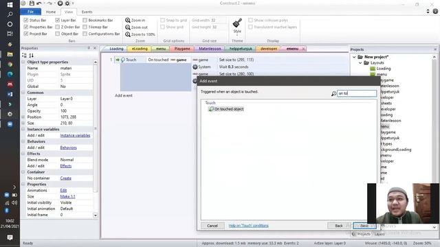 Tutorial Splash screen dan Menu utama смотреть онлайн