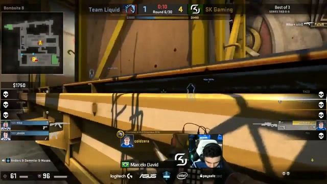 CS GO SK vs Liquid Train Map 1 ESL One Cologne 2016 Grand Final 1 смотреть онлайн