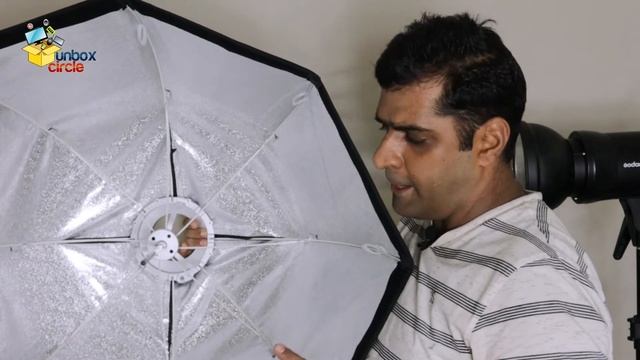 Godox SB-GUE 80 CM ||  Best Octagonal Softbox ||  Unboxing And Setup With Godox SL 60W