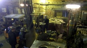 Aluminium sand Casting\Литьё алюминия в землю.