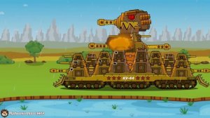 Мега танки против Босса - Побоище Мега танков - Мультики про танки