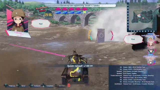 Girls und Panzer: Dream Tank Match DX [Part 51]: Loli Tank Platoon смотреть онлайн