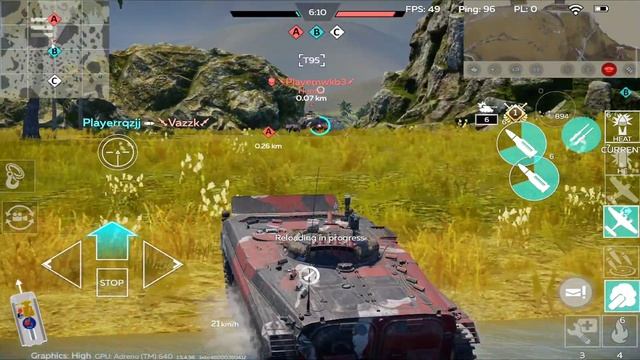 Platoon BMP-1 : New Tanks IS-3 / Object 268 / ZSU-57 Gameplay - War Thunder Mobile смотреть онлайн