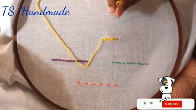 Hand embroidery baic stitches. Part 01 смотреть онлайн