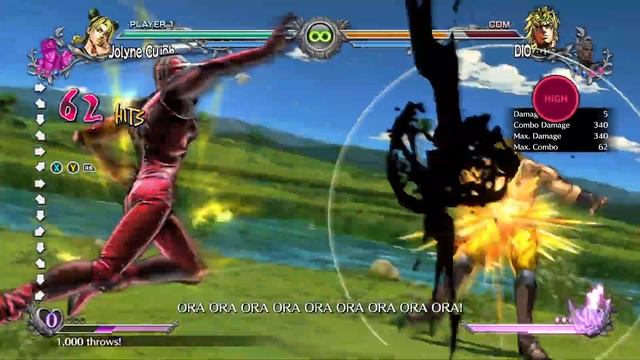 Jolyne Triple Ora Ora Combo feat. Jotaro [All Star Battle R] смотреть онлайн