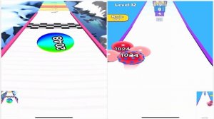 Ball Run Number master 2048 Vs Rolling Ball Numbers Merge