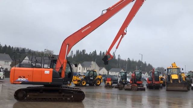 2017 Hitachi ZX210 LC-6 Long Reach Excavator смотреть онлайн