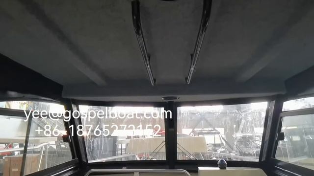 Gospel Boat 7.5m Easy Craft New Design Aluminum Fishing boat with Cooking & Lifted table смотреть онлайн
