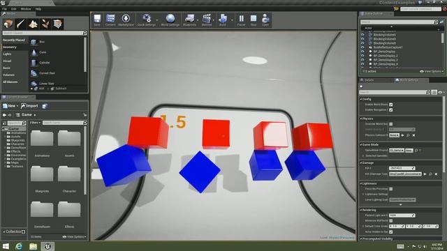 Unreal Engine 4 Physics testing смотреть онлайн