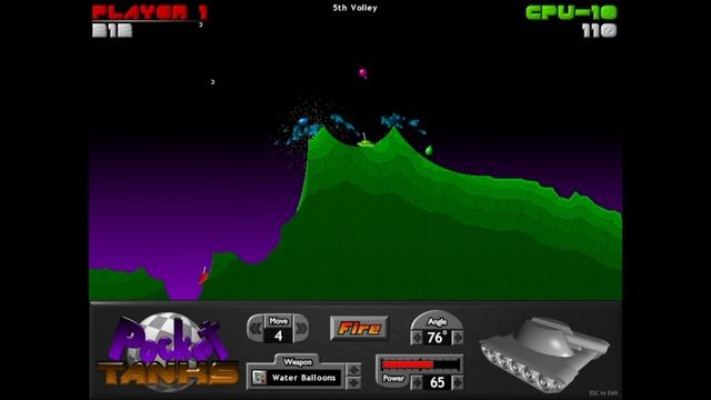 Pocket Tanks Deluxe - Slammer !! смотреть онлайн
