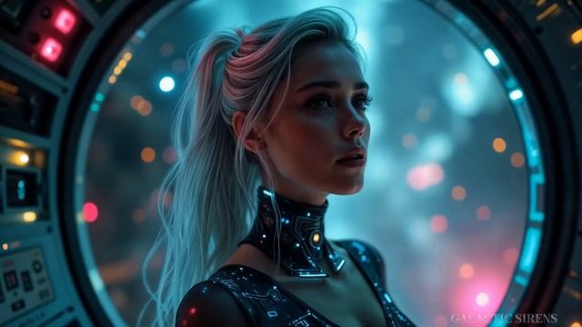 Void Cascade - High-Tech Minimal Techno Music Sci-Fi Cosmic Girls 4K AI Generated Video смотреть онлайн