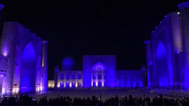 Самарканд. Световое шоу. смотреть онлайн