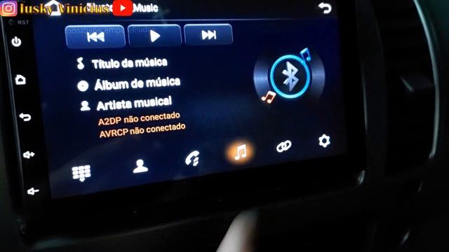 CENTRAL MULTIMÍDIA ANDROID: CONFIGURAR BLUETOOTH PARA OUVIR MÚSICAS E LIGAÇÕES DO CELULAR смотреть онлайн