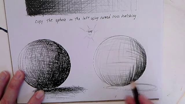 Cross hatching a sphere смотреть онлайн