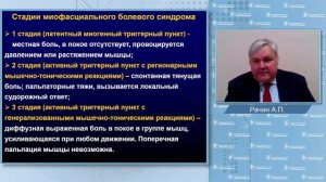 Миофасциальный болевой синдром проф. А.П. Рачин_