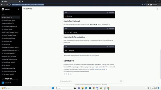 git bash install pip смотреть онлайн