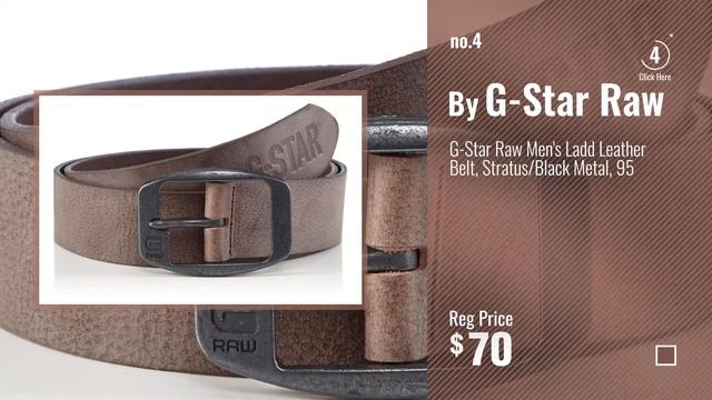 G-Star Raw Belts [ Winter 2018 ]: G-star Raw Men's Daber Belt, Gs Grey, 85 смотреть онлайн