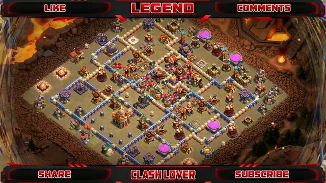TH16 *WAR* BASE LINK! ANTI ROOT RIDER BASE TH16! TH16 NEW LEGEND BASE! BEST WAR & CWL BASE TH16