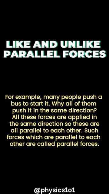 Like vs Unlike parallel force - How do they differ? | Learn Physics смотреть онлайн