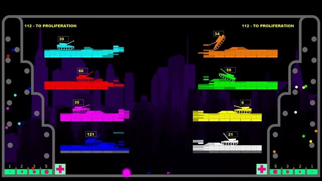 Team Tank Battle Marble Race in Algodoo (upgraded) смотреть онлайн