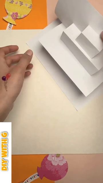 3D Pop Up Card | Birthday cake pop up card | DIY #Shorts смотреть онлайн