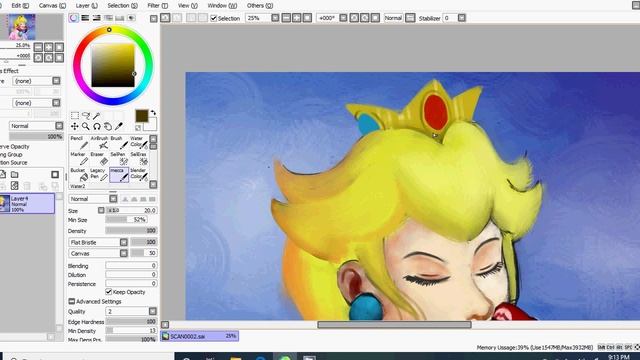 GIANTESS Peach kisses TINY Mario! (SPEEDPAINT) +VLOG (ITS BEEN A WHILE! Update with YT) смотреть онлайн