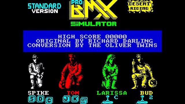 Professional BMX Simulator Desert Riding Title Music for the Sinclair ZX Spectrum смотреть онлайн